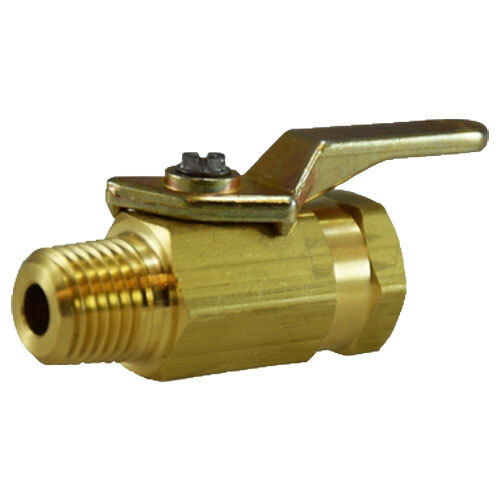 46443 1/4 BRASS MINIATURE U.L. 2-WAY VALVE MALE X FEMALE 250 PSI