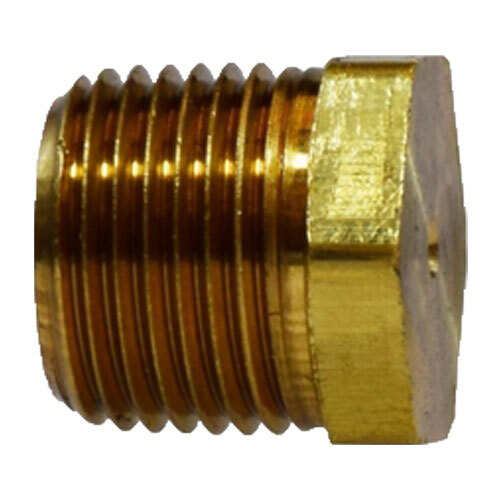 28206S 1 BRASS PIPE SOLID HEX HEAD PLUG