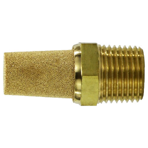 300021 1/8 BRASS PNEUMATIC SINTERED BRONZE MUFFLER