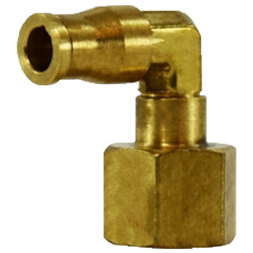 20091S 3/8 X 1/4 BRASS PUSH-IN 90 DEGREE SWIVEL FEMALE ELBOW