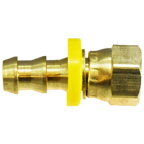 30269 3/4 X 3/4 BRASS PUSH-ON BARB FEMALE 37 DEGREE JIC FLARE SWIVEL