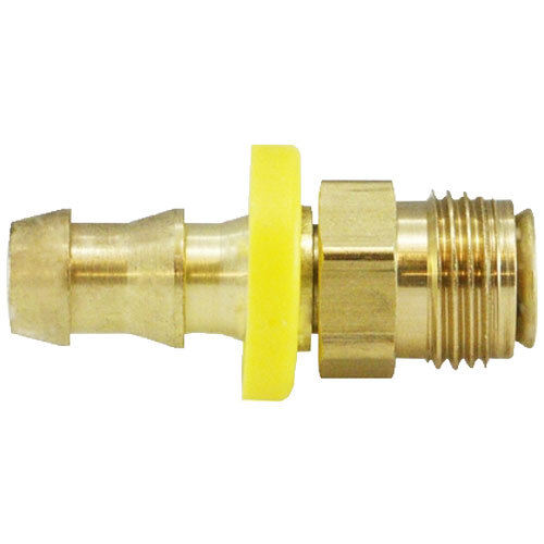 30277 1/4 X 5/16 BRASS PUSH-ON BARB INVERTED FLARE MALE SWIVEL