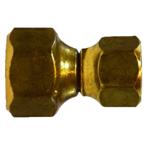 10488 1/2 X 3/8 BRASS SAE 45 DEGREE FLARE FEMALE REDUCING SWIVEL