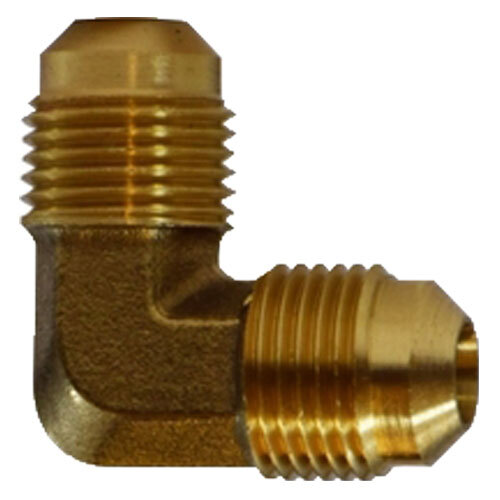 10404-MID 1/8 BRASS SAE 45 DEGREE FLARE FORGED 90 DEGREE FLARE ELBOW