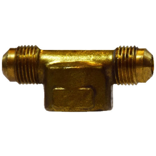 10432-MID 3/8 X 1/2 BRASS SAE 45 DEGREE FLARE FORGED FEMALE BRANCH TEE