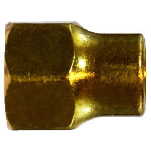 10028 1/4 BRASS SAE 45 DEGREE FLARE LONG FORGED NUT