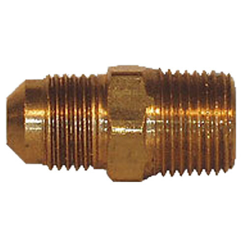 48-68 3/8 X 1/2 BRASS SAE 45 DEGREE FLARE MALE ADAPTER USA