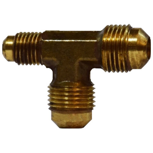 10197 3/4 X 3/4 X 5/8 BRASS SAE 45 DEGREE FLARE REDUCING TEE