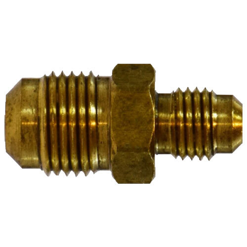 10123 5/8 X 1/2 BRASS SAE 45 DEGREE FLARE REDUCING UNION