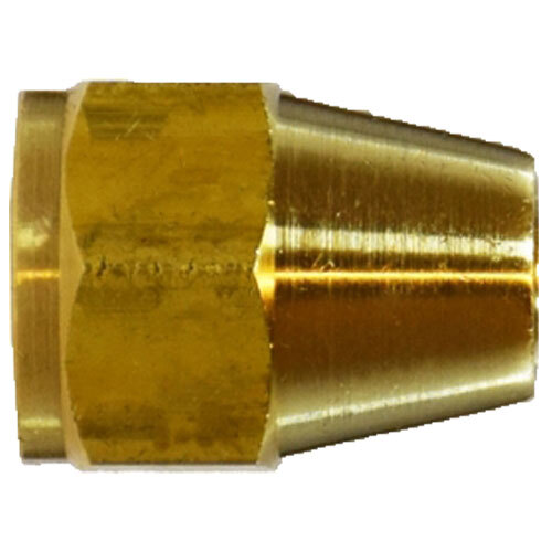 10019 1/2 BRASS SAE 45 DEGREE FLARE SHORT ROD NUT