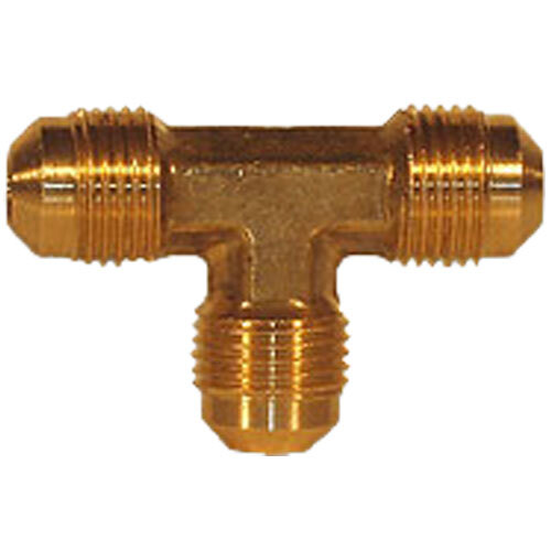 244X4 1/4 BRASS SAE 45 DEGREE FLARE UNION TEE USA