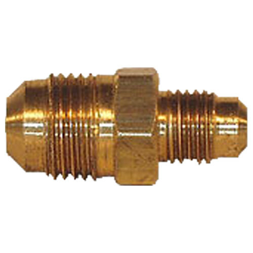 42R-64 3/8 X 1/4 BRASS SAE 45 DEGREE REDUCING FLARE UNION USA