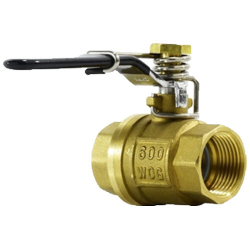 947103 1/2 BRASS SPRING HANDLE BALL VALVE 600 PSI