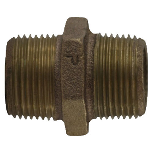 44727 1 1/2 BRONZE PIPE HEX NIPPLE