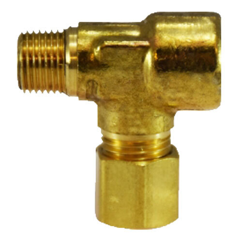 18314 1/8 X 1/4 BRASS COMPRESSION FORGED ADAPTER TEE