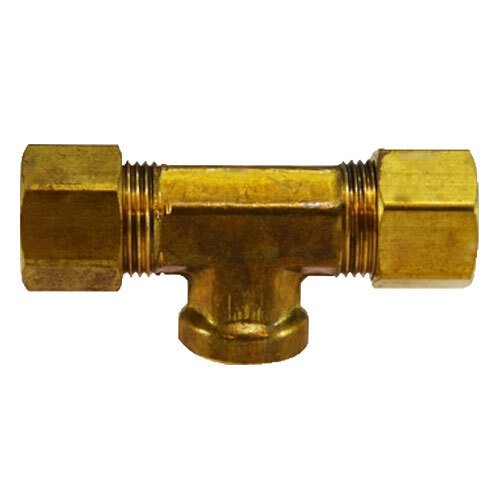 18324 1/2 X 3/8 BRASS COMPRESSION FORGED FEMALE BRANCH TEE