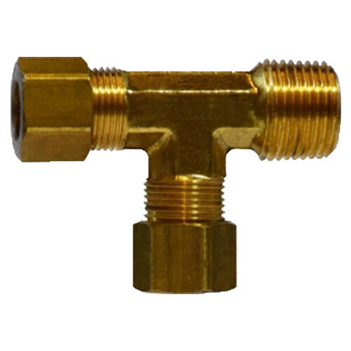 18273B 3/16 X 1/8 BRASS COMPRESSION BARSTOCK MALE RUN TEE