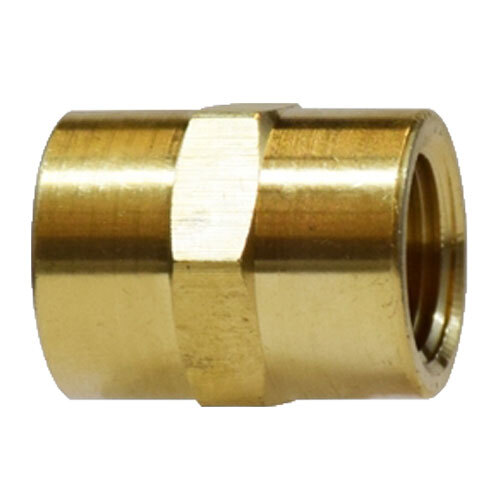 28059 1/4 BRASS PIPE HEX COUPLING