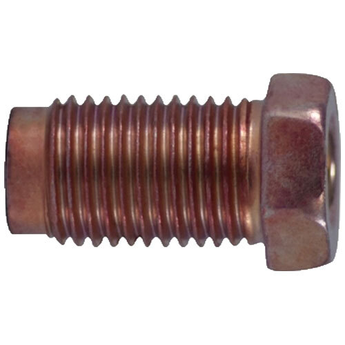 12260-MID 3/16 BRITISH 3/8-24 BUBBLE INVERTED FLARE STEEL NUT