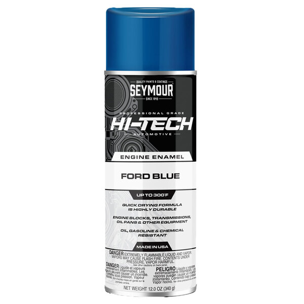 EN-46 FORD BLUE HI-TECH ENGINE ENAMEL SPRAY PAINT 16OZ CAN 12 OZ FILL