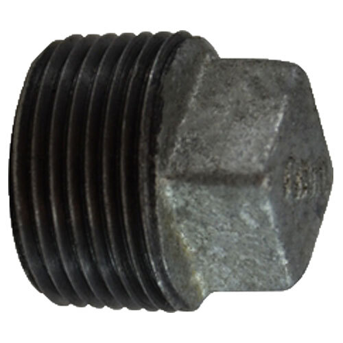 64657 1 1/2 GALVANIZED SQUARE HEAD CORED PIPE PLUG