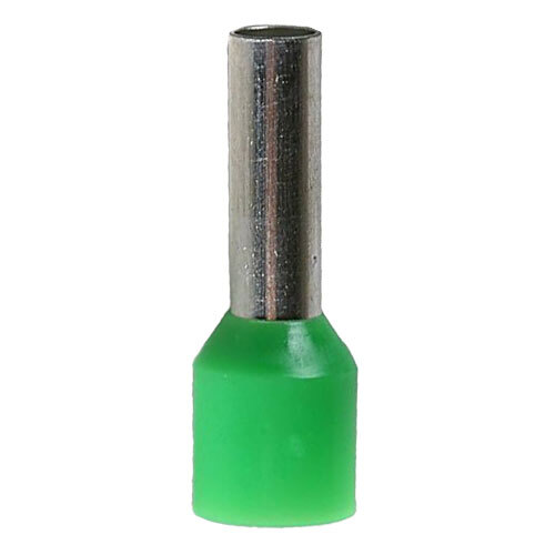 10810 10 AWG GREEN NYLON INSULATED COPPER FERRULE WIRE END