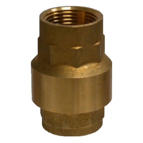 944407 1 1/2 ITALIAN BRASS INLINE CHECK VALVE 400 WOG