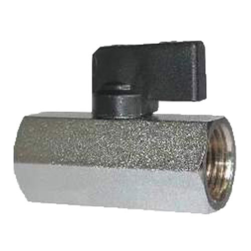 46923I 3/8 ITALIAN CHROME PLATED BRASS MINIATURE BALL VALVE FEMALE X FEMALE 235-300 PSI