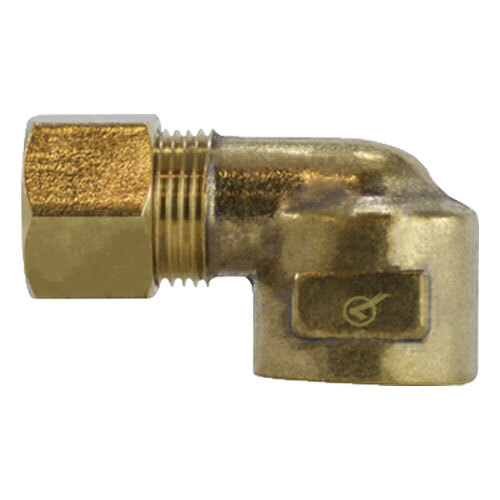 700070-0806 1/2 X 3/8 LEAD-FREE BRASS COMPRESSION 90 DEGREE FEMALE ELBOW