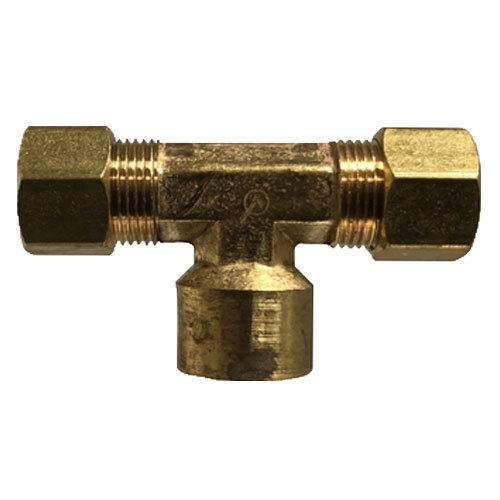 700078-0602 3/8 X 1/8 LEAD-FREE BRASS COMPRESSION FEMALE BRANCH TEE