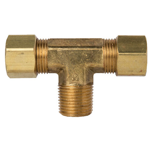 700072-0604 3/8 X 1/4 LEAD-FREE BRASS COMPRESSION MALE BRANCH TEE