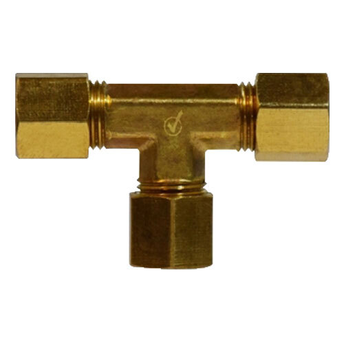 700064-04 1/4 LEAD-FREE BRASS COMPRESSION TEE