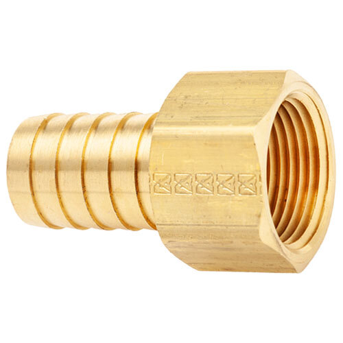 LF29F-68 3/8 X 1/2 LEAD-FREE BRASS HOSE BARB RIGID FEMALE ADAPTER USA