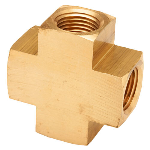 LF102-4 1/4 LEAD-FREE BRASS PIPE CROSS USA