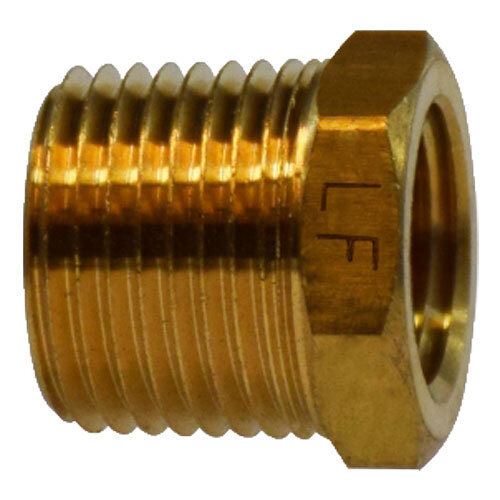 706110-0402 1/4 X 1/8 LEAD-FREE BRASS PIPE HEX BUSHING