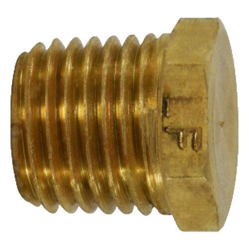 706121-08 1/2 LEAD-FREE BRASS PIPE HEX HEAD CORED PLUG