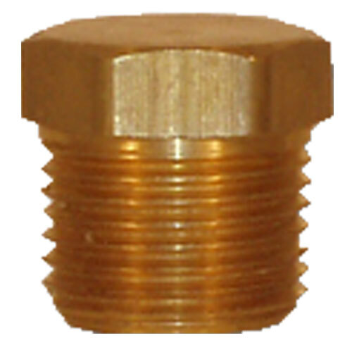 LF121-16 1 LEAD-FREE BRASS PIPE HEX HEAD PLUG USA