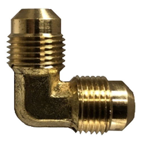 LF255X4 1/4 LEAD-FREE BRASS SAE 45 DEGREE FLARE 90 DEGREE UNION ELBOW USA