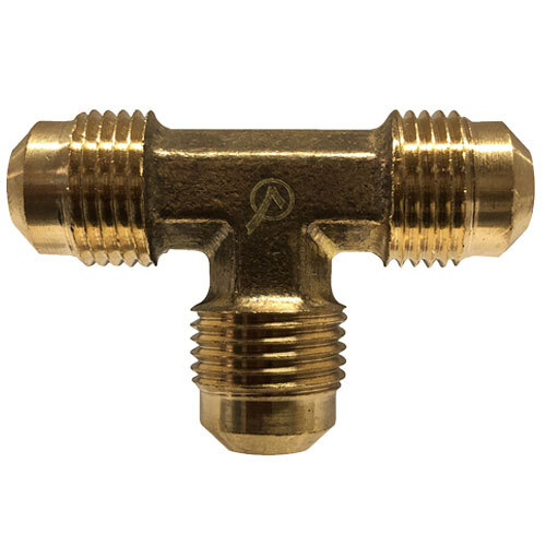 704059-060604 3/8 X 3/8 X 1/4 LEAD-FREE BRASS SAE 45 DEGREE FLARE REDUCING UNION TEE