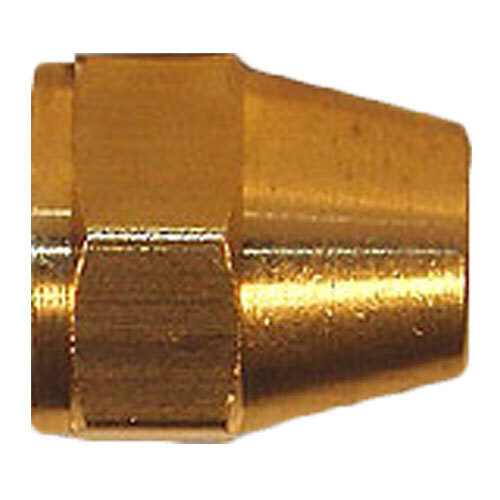 LF41S-4 1/4 LEAD-FREE BRASS SAE 45 DEGREE FLARE SHORT NUT USA