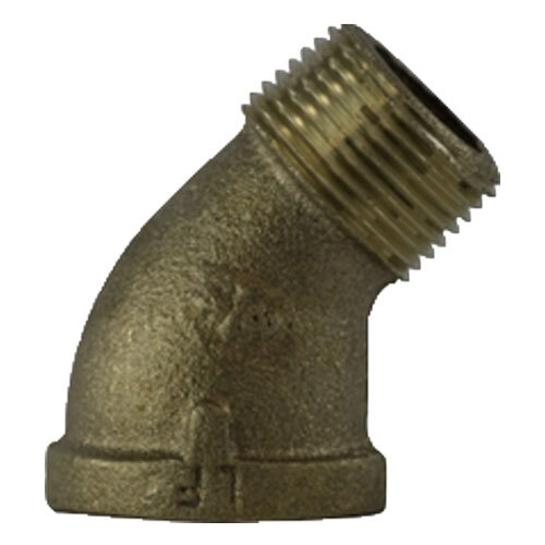 44203LF 1/2 LEAD-FREE BRONZE PIPE 45 DEGREE STREET ELBOW