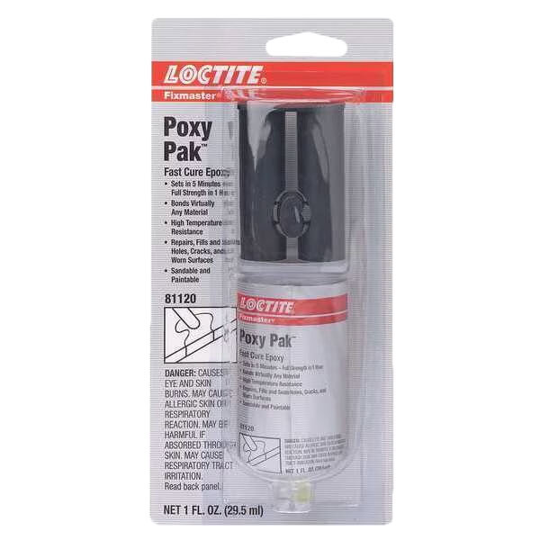 LOCTITE 1324007 FIXMASTER POXY PAK EPOXY 1 OZ DUAL SYRINGE