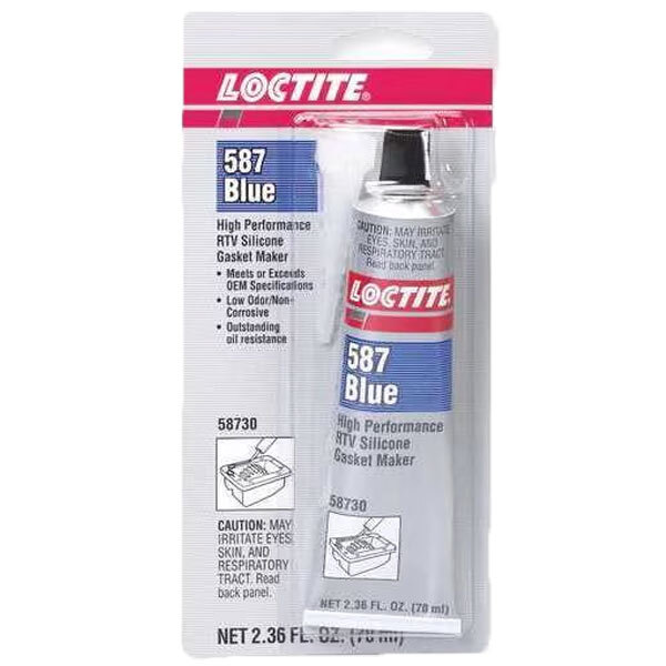 LOCTITE 135504 SI 587 BLUE HIGH PERFORMANCE RTV SILICONE GASKET MAKER 70 MIL TUBE