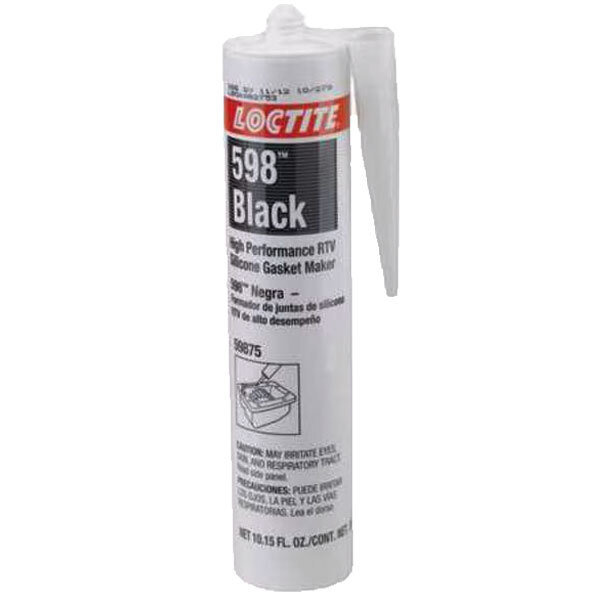 LOCTITE 135508 SI 598 BLACK HIGH PERFORMANCE RTV SILICONE GASKET MAKER 300 MIL CARTRIDGE