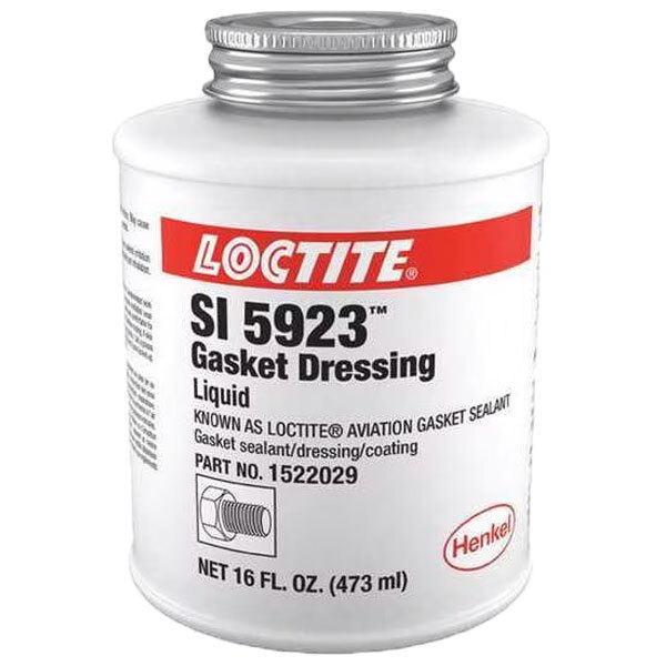 LOCTITE 1522029 SI 5923 REDDISH BROWN AVIATION GASKET SEALANT 16 OZ BRUSH TOP CAN