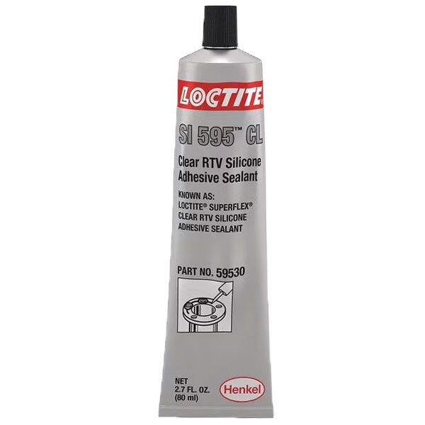 LOCTITE 160809 SI 595 CL CLEAR SUPERFLEX RTV SILICONE ADHESIVE SEALANT 80 MIL TUBE