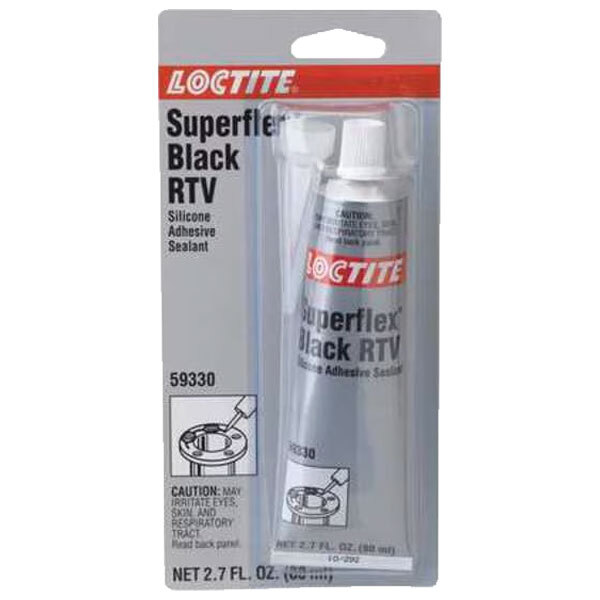 LOCTITE 193996 SI 593 BLACK SUPERFLEX RTV SILICONE ADHESIVE SEALANT 80 MIL TUBE