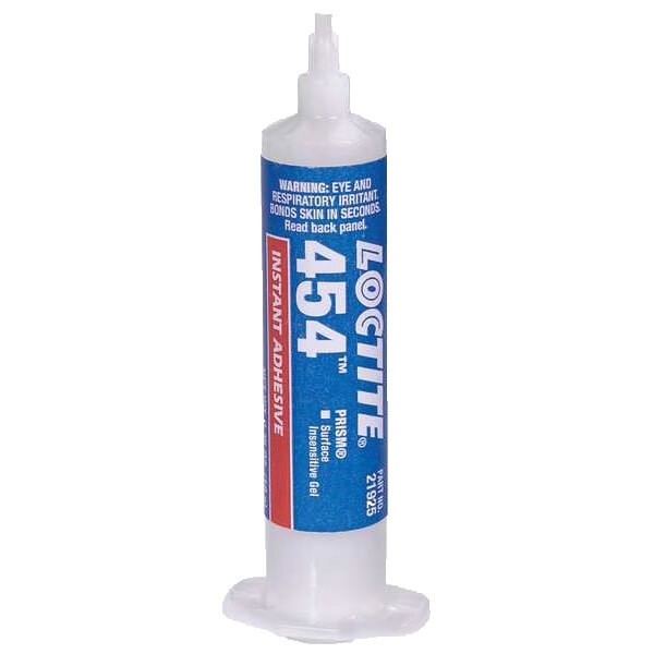 LOCTITE 231346 454 CLEAR PRISM INSTANT ADHESIVE SURFACE INSENSITIVE GEL 10 GRAM TUBE