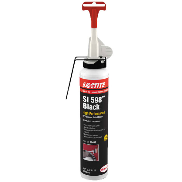 LOCTITE 743518 598 BLACK HIGH PERFORMANCE RTV SILICONE GASKET MAKER 6.42 OZ POWER CAN