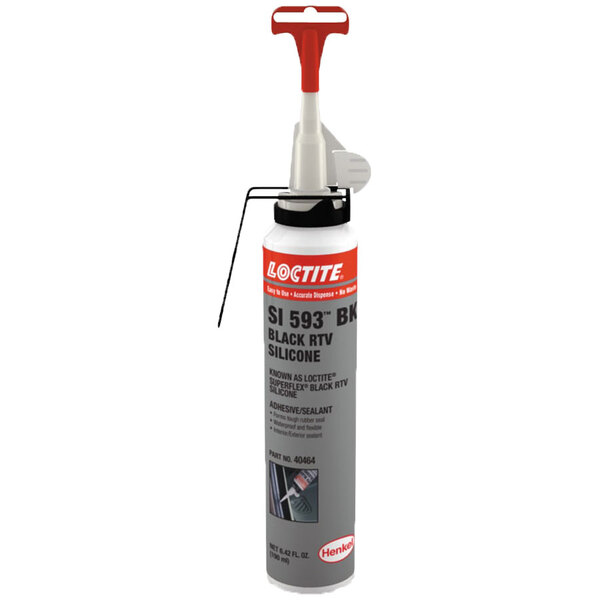 LOCTITE 743519 SI 593 BLACK SUPERFLEX RTV SILICONE ADHESIVE SEALANT 6.42 OZ POWER CAN